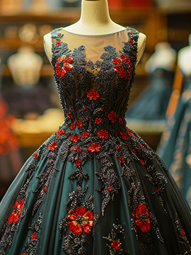 Floral Lace Gown