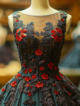 Floral Lace Gown