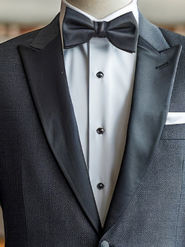 Satin Trim Tuxedo