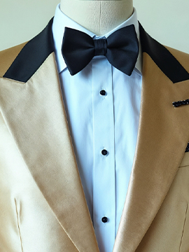 Gold Tuxedo Blazer