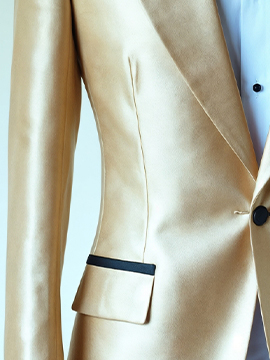 Gold Tuxedo Blazer